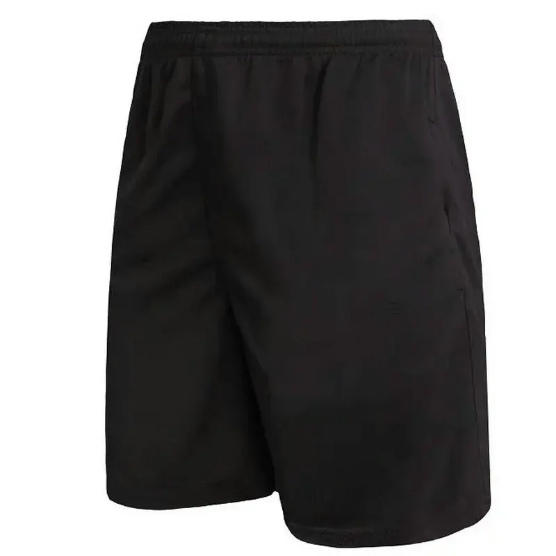 Men's Plain Knee-Length Sports Shorts - Quick-Drying for Running and Fitness, Available in Plus Sizes up to 5XL, Black, Menswear, Solid Sports Shorts, Multi-Size, Normal Type, Quick Dry, Male, 4Xl