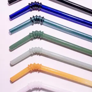 Giant Glass Bendy Straws Giant Glass Bendy Straws