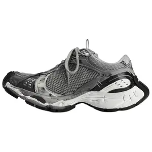 Balenciaga Stapler PU Sneakers for Men: Low-Top Chunky Dad Shoes with Round Toe and Lace-Up Closure Trending Shoes, House White Official Shoes to Get / Maison Mihara Verifiable, with credentials and supporting global authentication