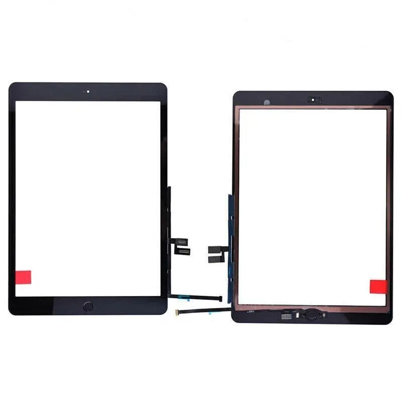For Apple iPad 7th 8th 9th Gen 10.2" Digitizer Glass Touch Screen Replacement with Home Button & Adhesive for iPad 7th 8th 9th Gen