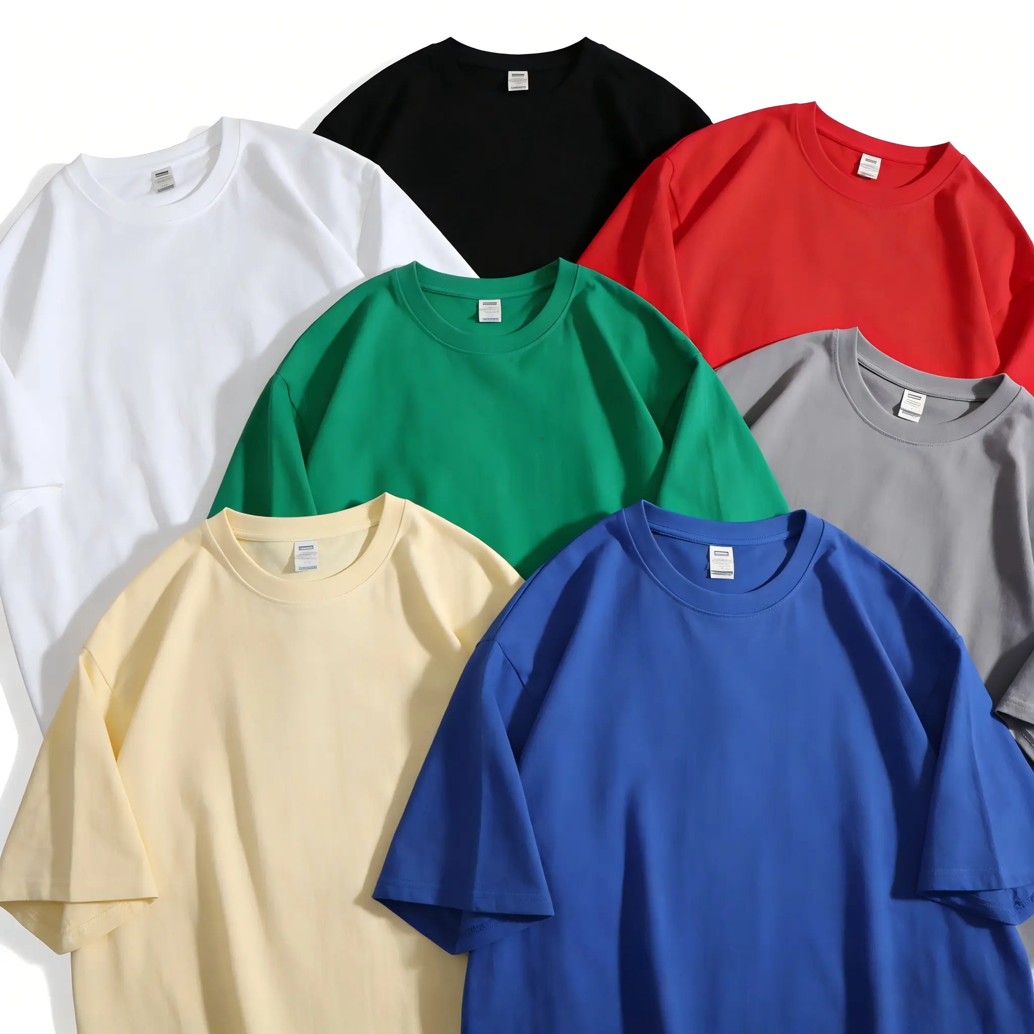 Men's 100% Cotton Baggy Short-Sleeve Round Neck Basic Soft T-Shirt - Breathable Streetwear Casual Tops for Daily Wear, Plussize,back to school,back to school shopping