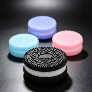 soft stress relief fidget toy, 1-Pack Cookie Shape Ultra Soft Squishy Squeeze Toy, Christmas Gift Stocking Stuffer Decompression Venting Fidget Toy for Adults Teens