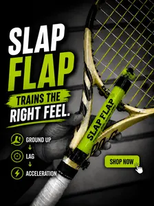 SLAP FLAP | Your Daily Tennis Swing Trainer | Anywhere, Anytime