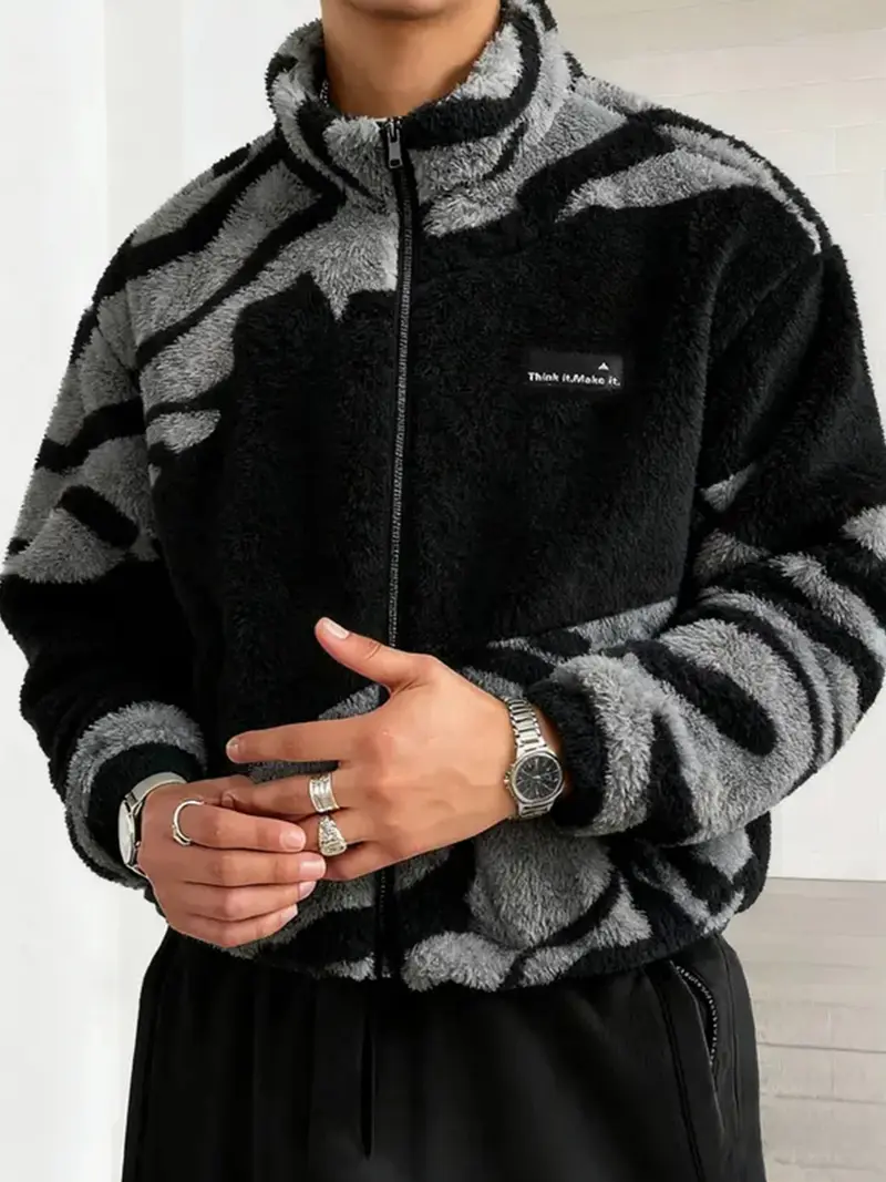 Opium Aesthetic Black & White Contrast Jacket | Cyber Y2K Star
