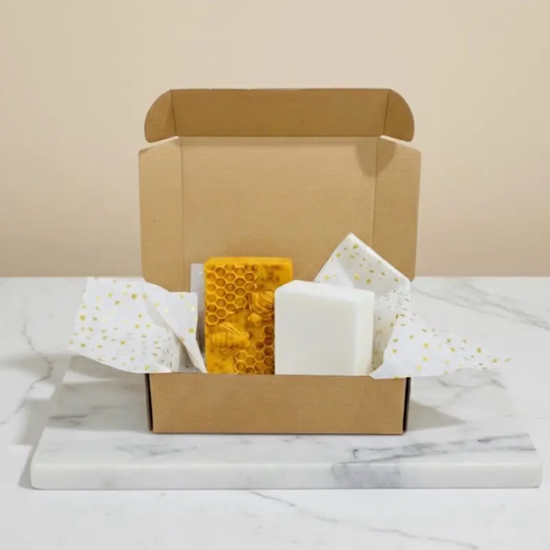 Handmade honey&turmeric/Rice Natural Soaps (Duo de Jabones Naturales de Cúrcuma y Arroz)