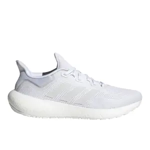adidas Mens Pureboost Jet Running Sneakers Shoes - White adidas Mens Pureboost Jet Running Sneakers Shoes - White