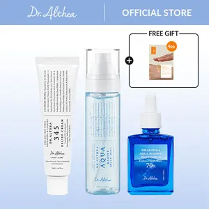 [Dr.Althea Official] Calm & Deep Hydration Trio -  Helps Calm Sensitive Skin, Deep Hydration with Hyaluronic Acid, Vegan & Gentle Formula  Korean Skincare