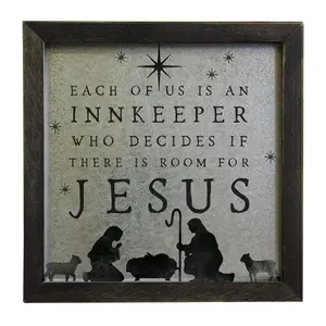 Room For Jesus Rustic Frame by SincereSurroundings