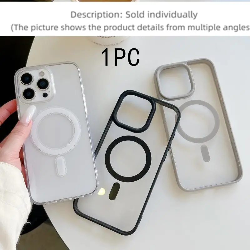 Suitable for Apple iPhone 17 Pro Max / 16 Pro / 16 Pro with Magsafe Protective phone case. New transparent airbag shockproof anti-drop protection for 14 Pro / 13 / 12 / 11. Simple and elegant phone case for men and women.