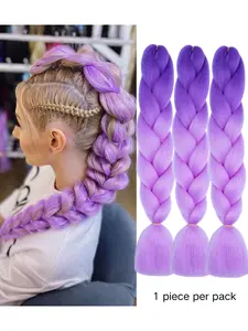 Colorful Dreadlocks Synthetic Hair Extensions, Soft Natural Look, High-Quality & Durable, Perfect for Daily Use, Versatile Design, Synthetic Hair Pieces, Synthetic Braids