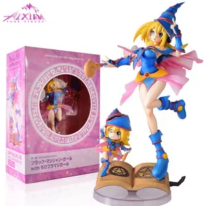 28cm Yu-Gi-Oh! Duel Monsters Anime Girl Figure #1596 Dark Magician Girl Action Figure Adult Collectible Model Doll Toys Gifts