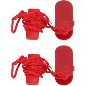 2pcs Universal Treadmill Magnet Security Key - Automatic Easy Use Safety Lock for Exercise Machine, 14 * 35mm Models