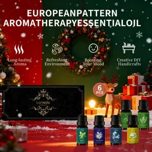 6-Piece Natural Essence Essential Oil Collection! Harness the power of aromatherapy to improve sleep quality and ease stress—it’s the perfect Christmas gift for family and friends, a sweet way to convey your care.