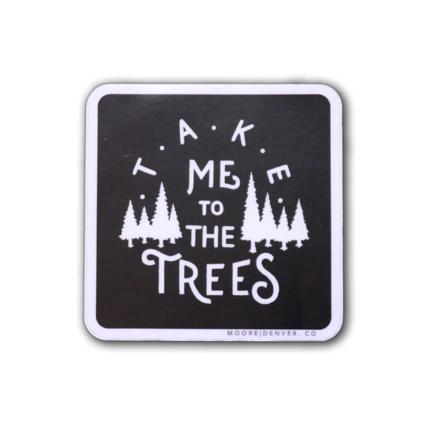 Trees Sticker - Original Design with Clear Labeling - Perfect for Decorative Use