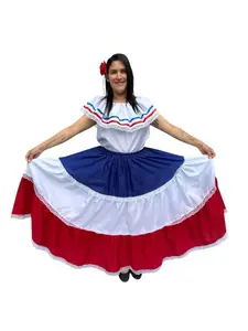 Dominican Republic Traditional Women Fiesta Dress