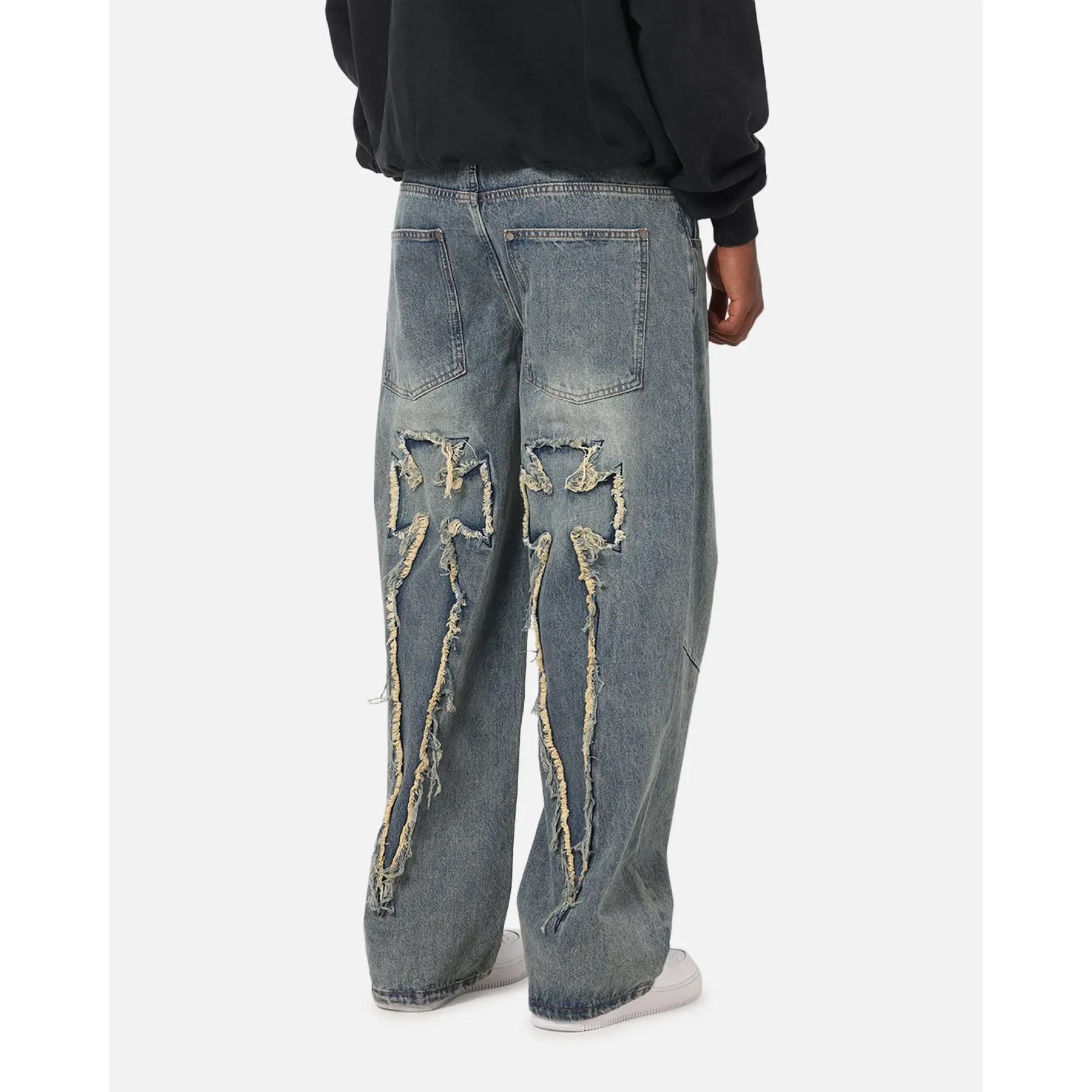 Saint Morta Amplus Crossfire Jeans Dirty Denim
