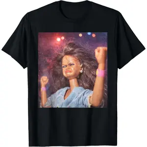 100% Cotton Funny Doll Party Meme Doll Face Meme T-Shirt