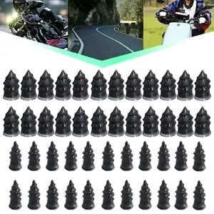 60 Pcs Professional Tire Repair Screw in Rubber Plug Repair Puncture Vacuum Self-Service Tire Wheel Tools