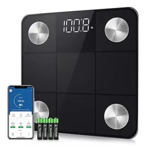 Scale for Body Weight and Fat Percentage, Smart Digital LED Bathroom BMI Measurement,   Large Weight of 440lb/200kg Weight Scale bortle  scale