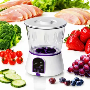 CONLILAI KLL-9A Wireless Fruit & Vegetable Cleaner USB-Powered IPX7 Waterproof Detergent-Free Physical Cleaning Device for Home Use with 4400mAh Battery and Multi-Scenario Adaptation summervibes summerwins