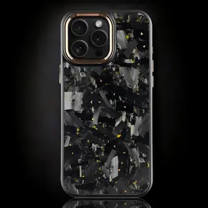 BOLD FORGED Carbon Fiber x Accent | Gold | iPhone