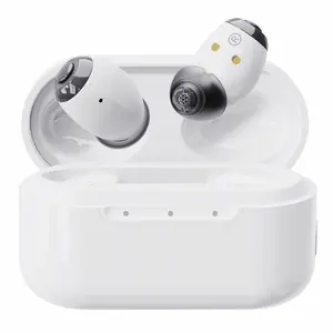 Ceretone Style Hearing Aids Rechargeable with Noise Cancelling (OTC), Adults Hearing Amplifiers for Hearing Loss, Hearing Amplifiers with Magnetic Charging Case, Universal Fit, White