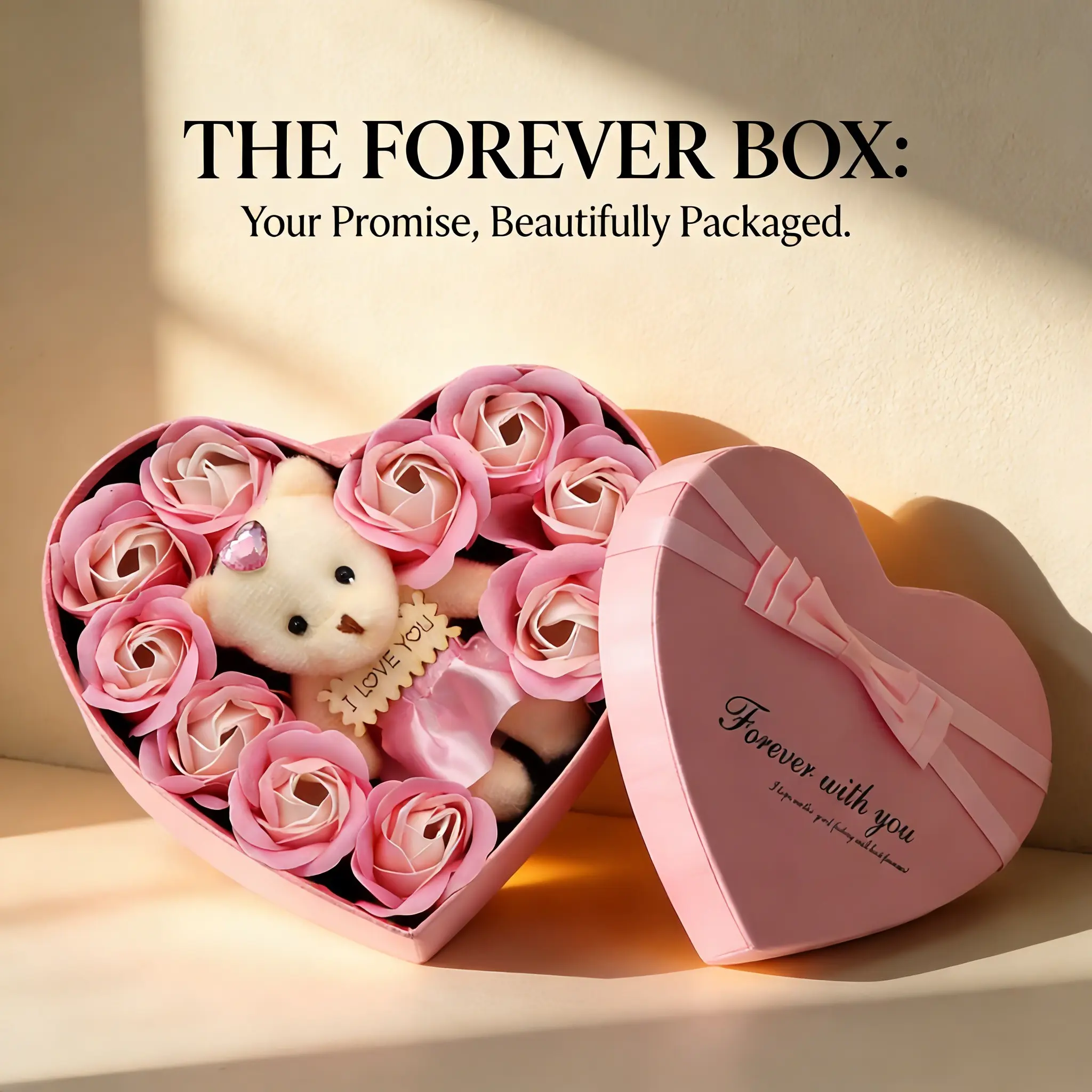 Soap Flower Bouquet Gift Set, Lasting Rose Scented Bouquet, Romantic Valentine’s Day Gift, Self Care Bath & Home Decor, Reusable Floral Arrangement