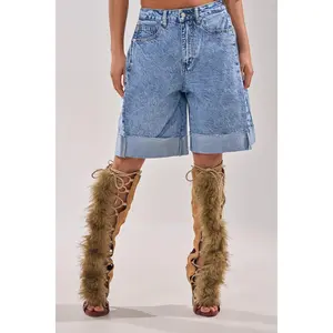 GONE BAD DENIM BERMUDA SHORT