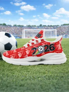 Men's SUI 2026 Football Arrow Graphic  Running Shoes, Clean Breathable Athletic Walking Sneakers, Comfortable Plus Size  Shoes