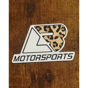 Leopard LB Logo Sticker
