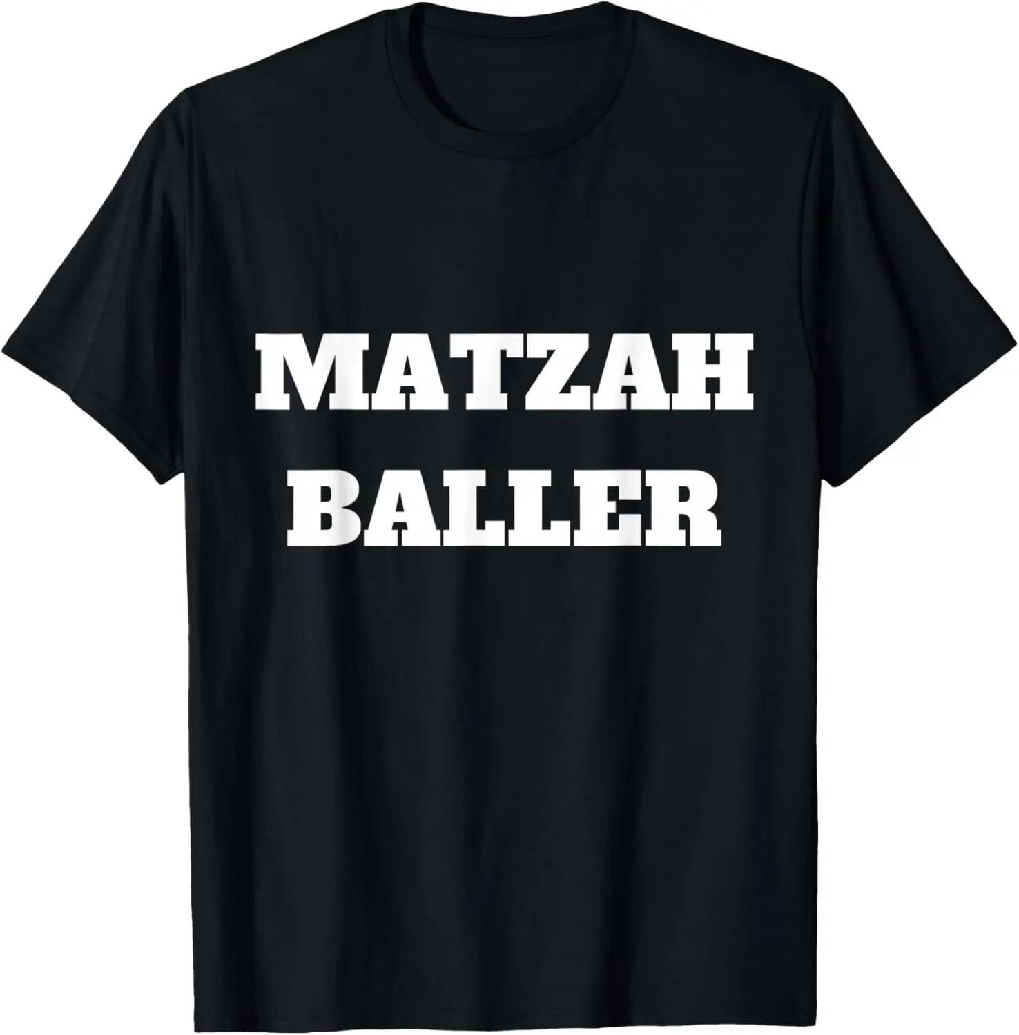 MATZAH BALLER passover t-shirt Pure Cotton Graphic Tees Menswear Top: Gifts for Men & Women