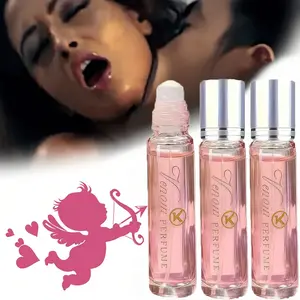 3pc Women's Pheromone Perfume Oil - 24H Long-Lasting Floral & Fruity Scent, Alcohol-Free Roll-On Cologne, Boosts Confidence & Attracts Romance, Travel Size 10ml (0.34fl.oz) for Dates, Parties, Work Enchanting Fragrance Edp Sprays perfume for women