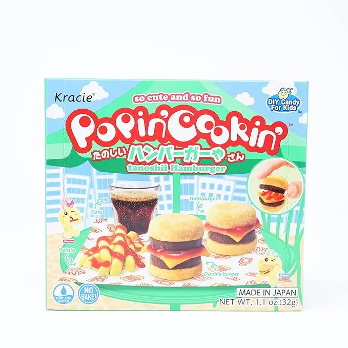 Kracie Popin' Cookin' DIY Candy Hamburger Kit