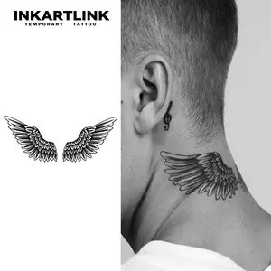 INKARTLINK Magic Tattoo 2 Sheets, Waterproof, Semi-permanent, Long-lasting, Temporary, Simple Fake  Sticker, Wings, Juice Tattoo, Party Tattoo, Art Tattoo