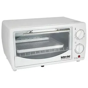 212 MAIN 9L Capacity Convection Toaster Oven Broiler - Home Kitchen Appliance with Tempered Glass, Bake & Toast Functionality