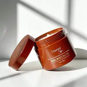 Crowned Skin King Body Butter Warm Sandalwood & Musk Scent Organic Shea & Mango Butter Moisturizer for All Skin Types