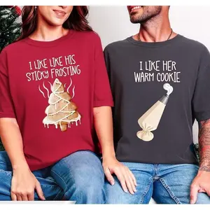 Inappropriate Shirts Adult Humor Gingerbread Funny Christmas Shirt Matching Couple Vulgar Couple Shirts Funny Couple Shirt