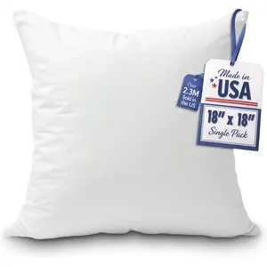 Couch Pillows Inserts 18x18  Decorative Pillows for Couch, Bed & Living Room, Soft  Throw Pillow Inserts for  Decor