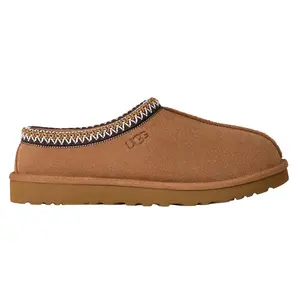 UGG Tasman II Slipper Chestnut Men's 1174671-CHE Brown Suede Cozy Warm Winter Lined Unisex Fuzzy Comfortable Everyday Walking Shoe Flipflop Footwear Boy Slide