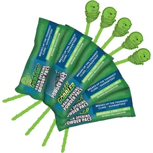 Drain Clog Remover & Drain Cleaner  (5 Pacs & 5 Tools)