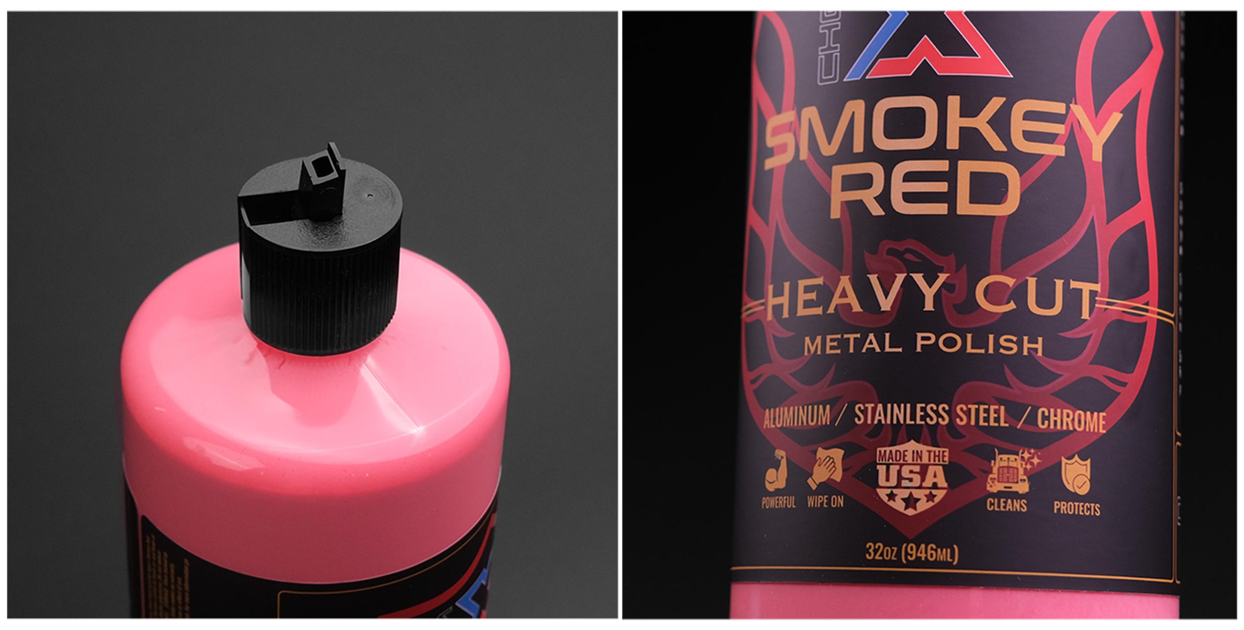 Smokey Red: Heavy Cut Metal Polish