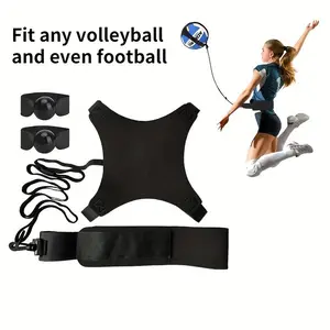 Volleyball Rebound Training Belt with Elastic Cord - Solo Practice Tool for Serving, Spiking, Setting & Defense - Perfect for Beginners to Correct Form, Great Gift for Volleyball Enthusiasts