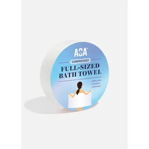 AOA Skin Compressed Full-Sized Bath Towel