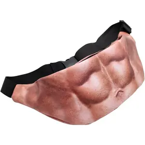 Funny White Elephant Gifts for Men Women Gag gifts Christmas Gift Exchange,Belly Fanny Pack Dad Bag 1 Beer Belly Waist Pack Unisex Waist Bag