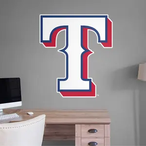 Texas Rangers - RealBig Alternate Logo Collection - Official MLB - Reusable Vinyl Wall Decals