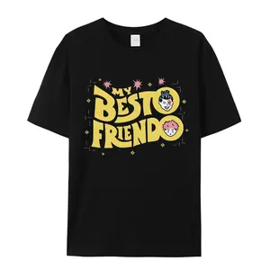 Unisex Anime Sweatshirt, T-shirt, Hoodie, My Besto Friendo Sweatshirt Womenswear Print Summer Streetwear graphic tees blaze  clothing Tops Crewneck