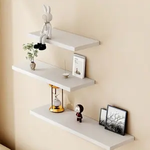 1pc Wall-Mounted Shelf, Living Room and Dining Room Display Rack, Floating Shelves, Hanging Shelf, Decorative Storage Organizer, Paper Towel Holder