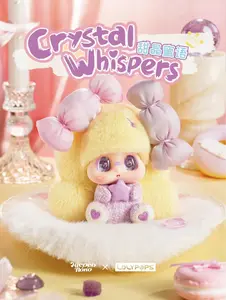 MICOCO&NONO Crystal Whispers  Bunny Plush Dolls Soft Collectibles Hidden Style 1 Hidden Probability:1/32