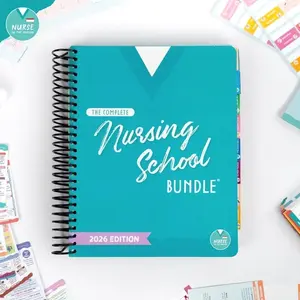 The Complete Nursing School Bundle | 2026 Edition | Spiral Bound