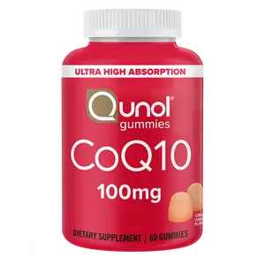 Qunol CoQ10 Gummies, CoQ10 100mg, Helps Support Heart Health, Ultra High Absorption Healthcare Natural